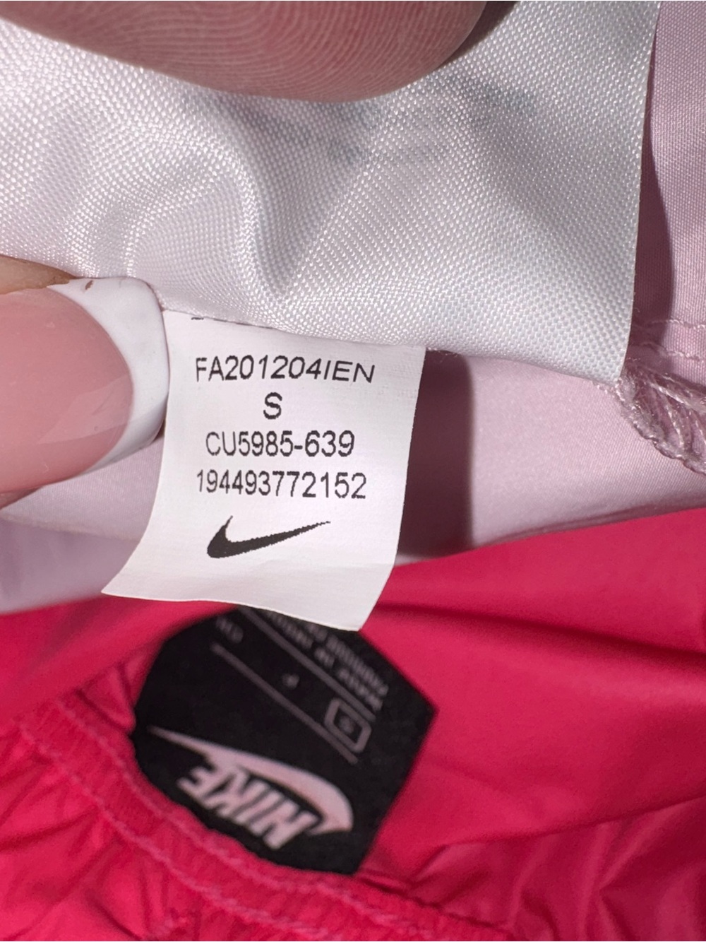 Nike Sportswear Icon Clash Light Woven Mini Skirt ColorBlock Pink Size Small - Picture 8 of 8